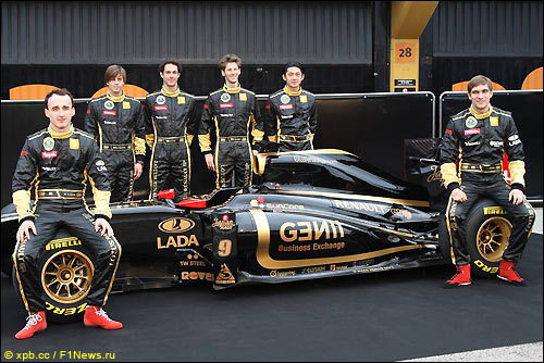 Гонщики Lotus Renault