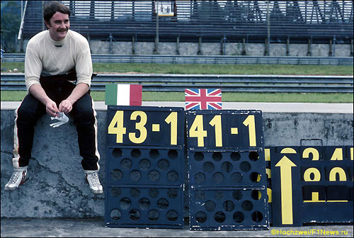 Найджел Мэнселлв 1983 году в период выступлений за Team Lotus Колина Чэпмена