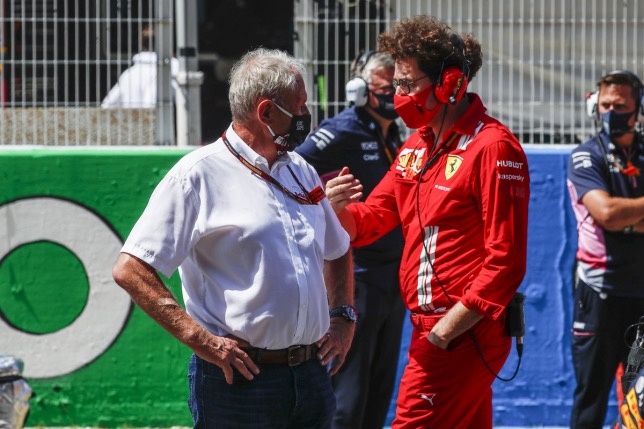 Хельмут Марко и Маттиа Бинотто, руководитель команды Ferrari, фото HochZwei