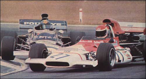 Хельмут Марко (№27) на трассе Гран При Бельгии 1972 года