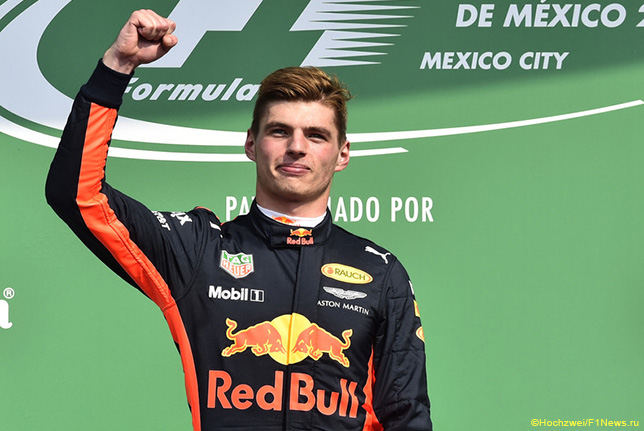 Макс Ферстаппен - победитель Гран При Мексики