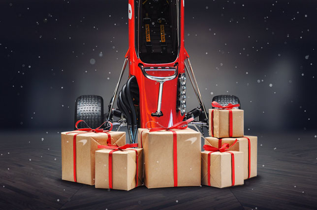 Рождественская открытка от McLaren