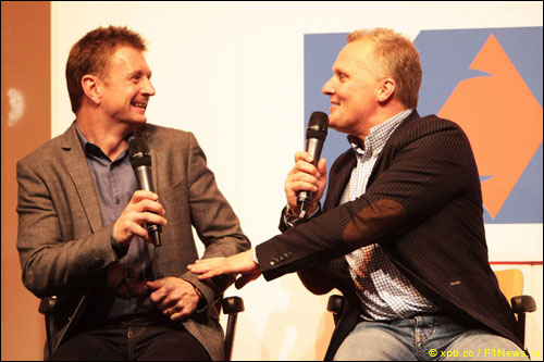 Алан Макниш и Джонни Херберт на Autosport International Show (2012 год)