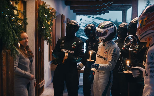 Кадр из нового видеоролика Mercedes