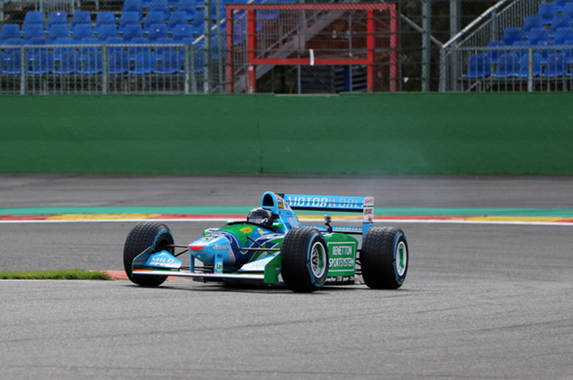 Мик Шумахер в Спа за рулём исторической Benetton B194, фото LPR