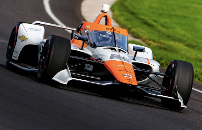 Хуан-Пабло Монтойя на тестах в Индианаполисе, фото Arrow McLaren SP