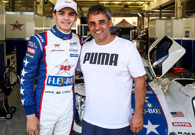 Себастьян Монтойя и его отец, Хуан-Пабло, фото со страницы гонщика в Twitter