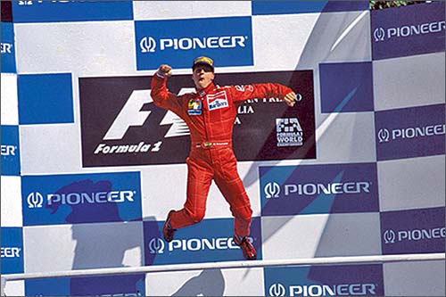 Михаэль Шумахер, победитель Гран При Италии 1996 года