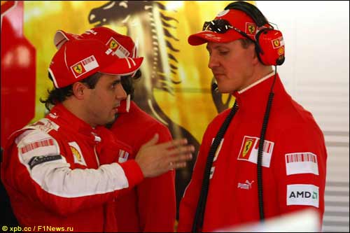 Михаэль Шумахер и Фелипе Масса, Гран При Австралии 2009 года