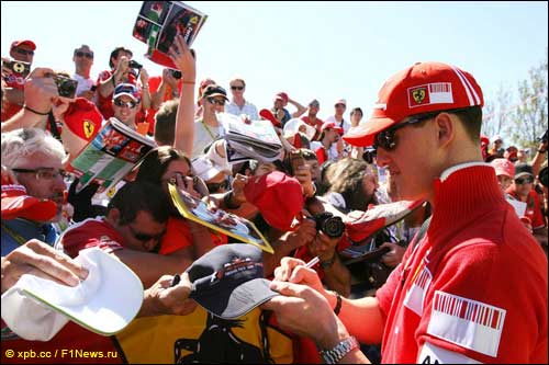 Михаэль Шумахер на Гран При Австралии 2009 года