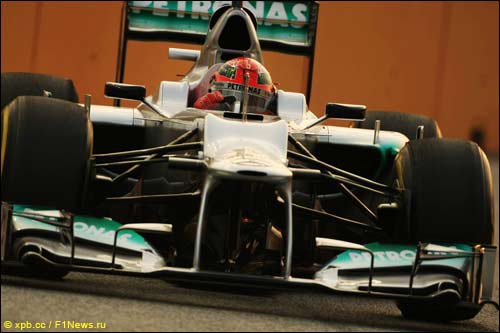 Михаэль Шумахер на Гран При Сингапура