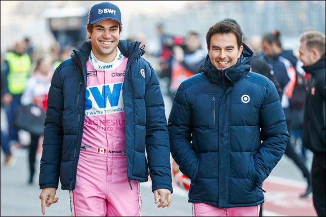 Лэнс Стролл и Серхио Перес. Фото: пресс-служба Racing Point