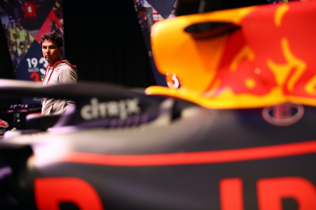Серхио Перес на базе Red Bull Racing, фото пресс-службы Red Bull
