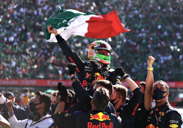 Серхио Перес на Гран При Мехико, 2021 год, фото пресс-службы Red Bull