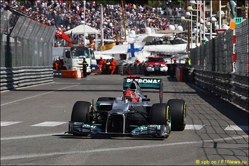 Михаэль Шумахер - победитель прошлогодней квалификации в Монако