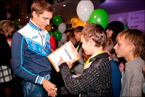 Виталий Петров на благотворительном мероприятии