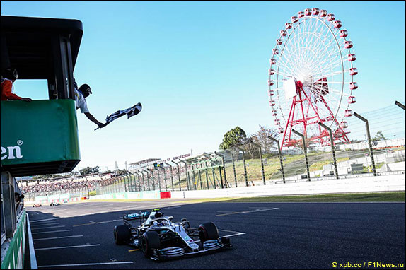 Валттери Боттас выиграл Гран При Японии, одержав третью победу в сезоне и шестую в карьере
