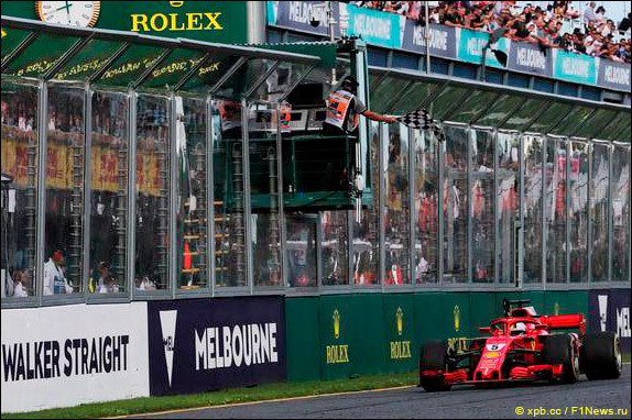 Себастьян Феттель выиграл Гран При Австралии