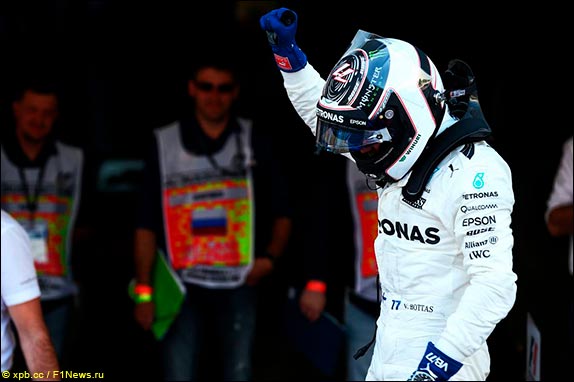 Валттери Боттас выиграл Гран При России