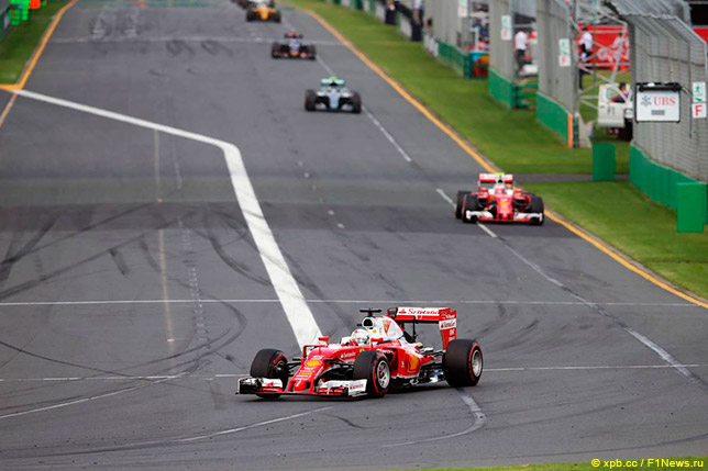 Пилоты Ferrari на Гран При Австралии