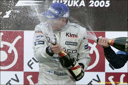 Кими Райкконен - победитель Гран При Японии 2005 года
