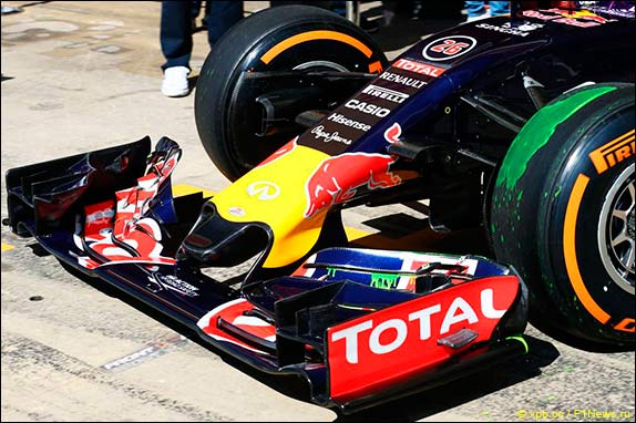 Новый носовой обтекатель Red Bull Racing