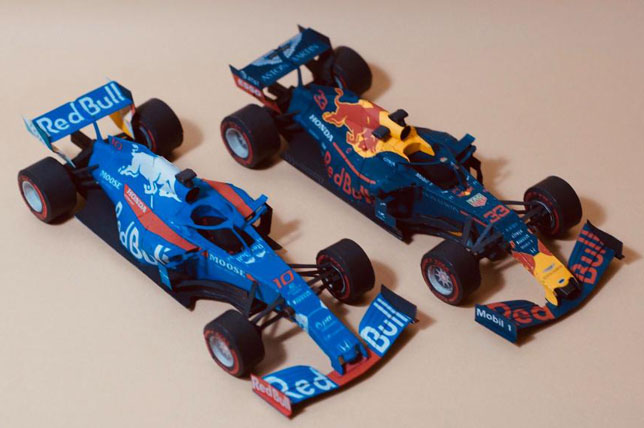 Модели Toro Rosso STR14 и Red Bull RB15