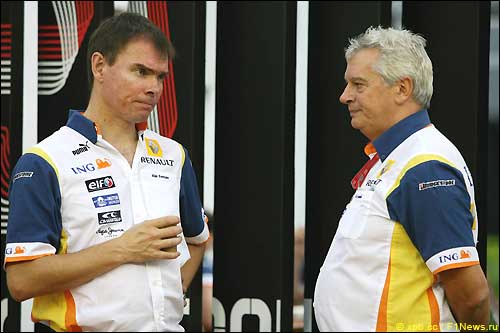 Алан Пермейн и Пэт Симондс. Гран При Сингапура'08