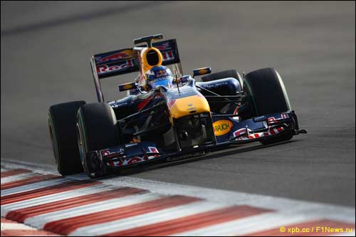 Даниэль Риккардо на Red Bull RB6 стал автором лучшего времени молодёжных тестов в Абу-Даби