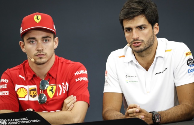 Шарль Леклер и Карлос Сайнс - будущие напарники в Ferrari