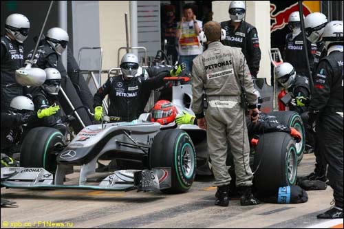 Mercedes GP. Михаэль Шумахер