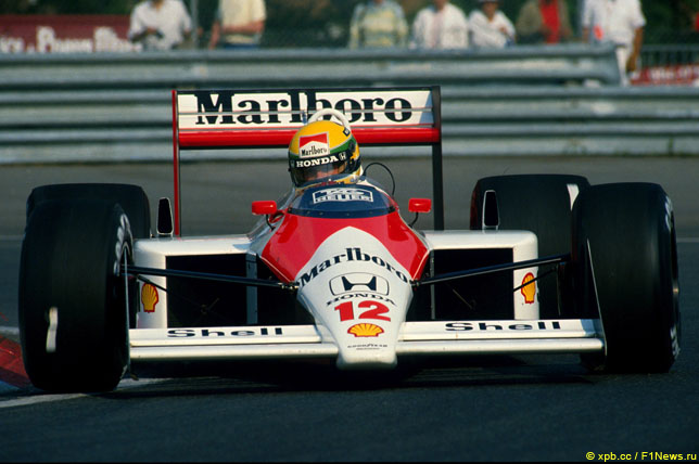 Айртон Сенна за рулём McLaren, 1992 год