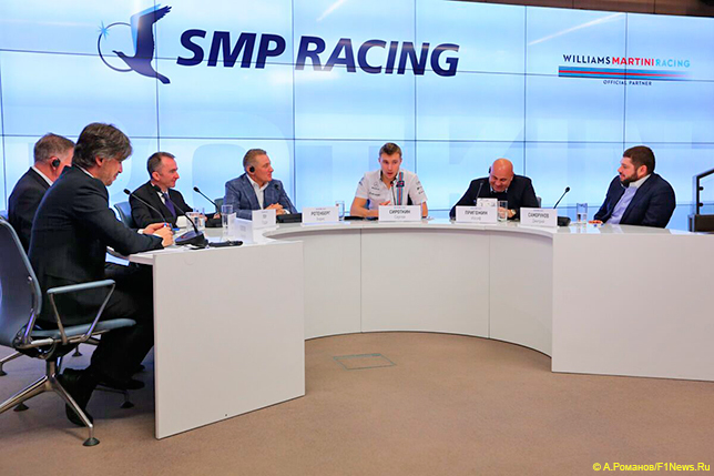 Пресс-конференция SMP Racing и Williams в Москве