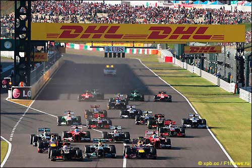 Старт Гран При Японии 2013