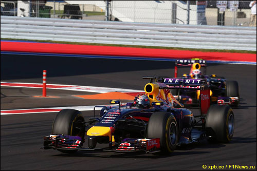 Пилоты Red Bull Racing на Гран При России