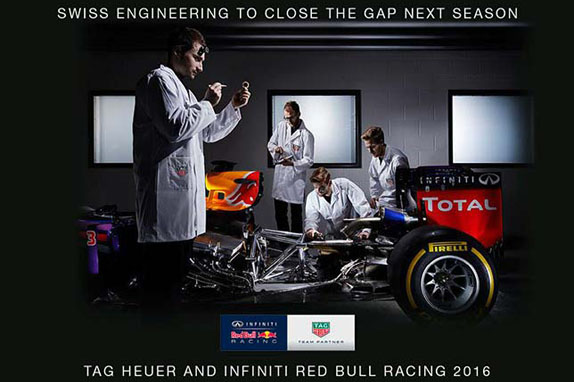 Моторы Renault под брендом TAG Heuer на машинах Red Bull Racing