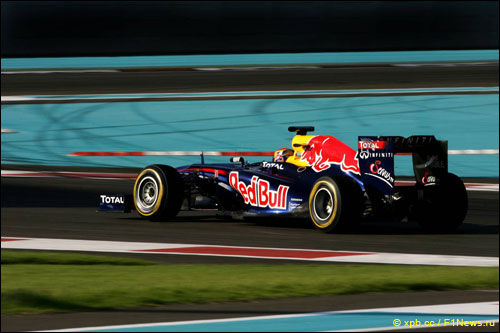 Жан-Эрик Вернь на молодёжных тестах Ф1 в Абу-Даби