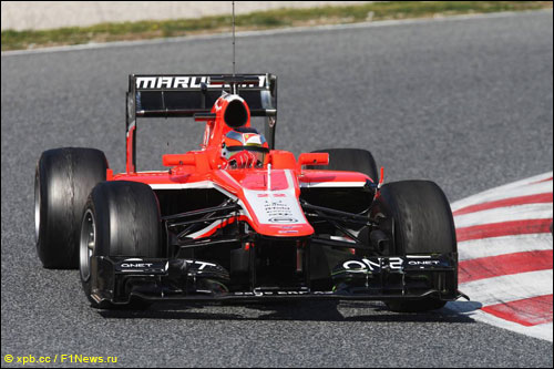 Жюль Бьянки за рулем Marussia