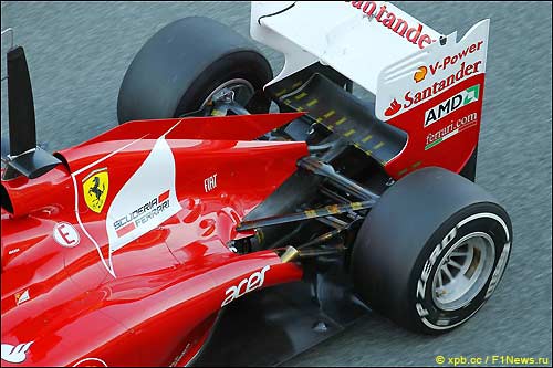Задняя часть Ferrari F2012