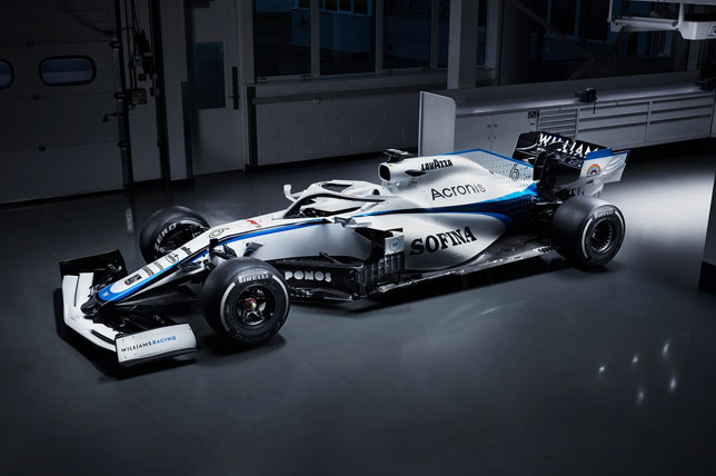 Новая раскраска Williams FW43