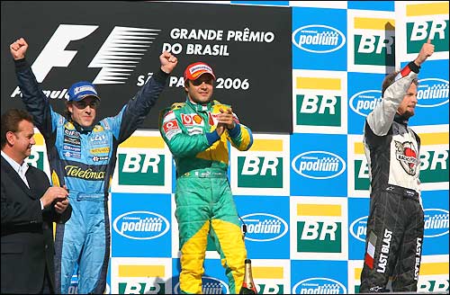 Подиум Гран При Бразилии