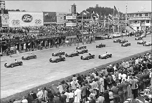 Старт Гран При Германии'53
