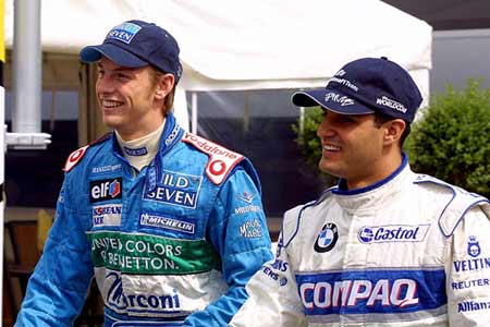 Дженсон Баттон и Хуан-Пабло Монтойя перед Гран При Австрии