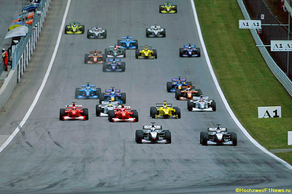 Старт Гран При Австрии 2000 года
