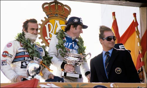 Подиум Гран При Испании 1979 года. Для Патрика Депайе эта победа стала второй и последней в карьере. Фото из архива Бернара Кея