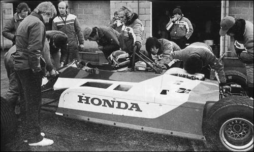 Первые тесты Spirit F1. Конец ноября 1982 года