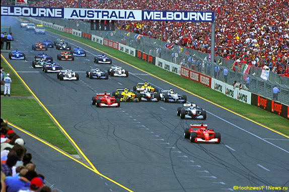 Старт Гран При Австралии 2001 года