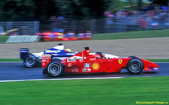 Михаэль и Ральф Шумахеры на Гран При Бразилии 2001 года