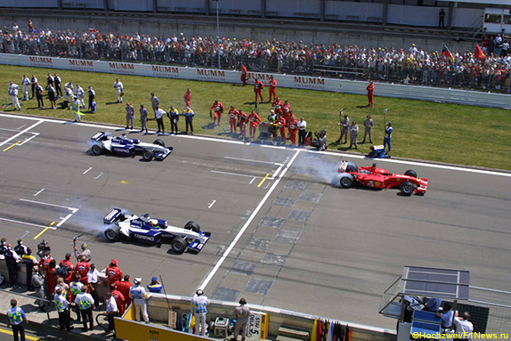 Старт Гран При Европы 2001 года