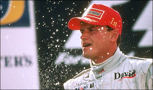 Победитель Гран При Бельгии 1999 года Дэвид Култхард